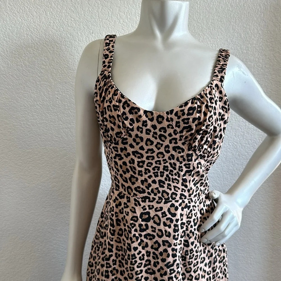 Code X Mode Leopard Print Midi Sundress - Picture 6 of 10